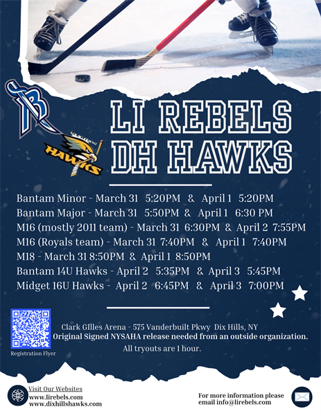 See you at the rink for Brush Ups and Tryouts!